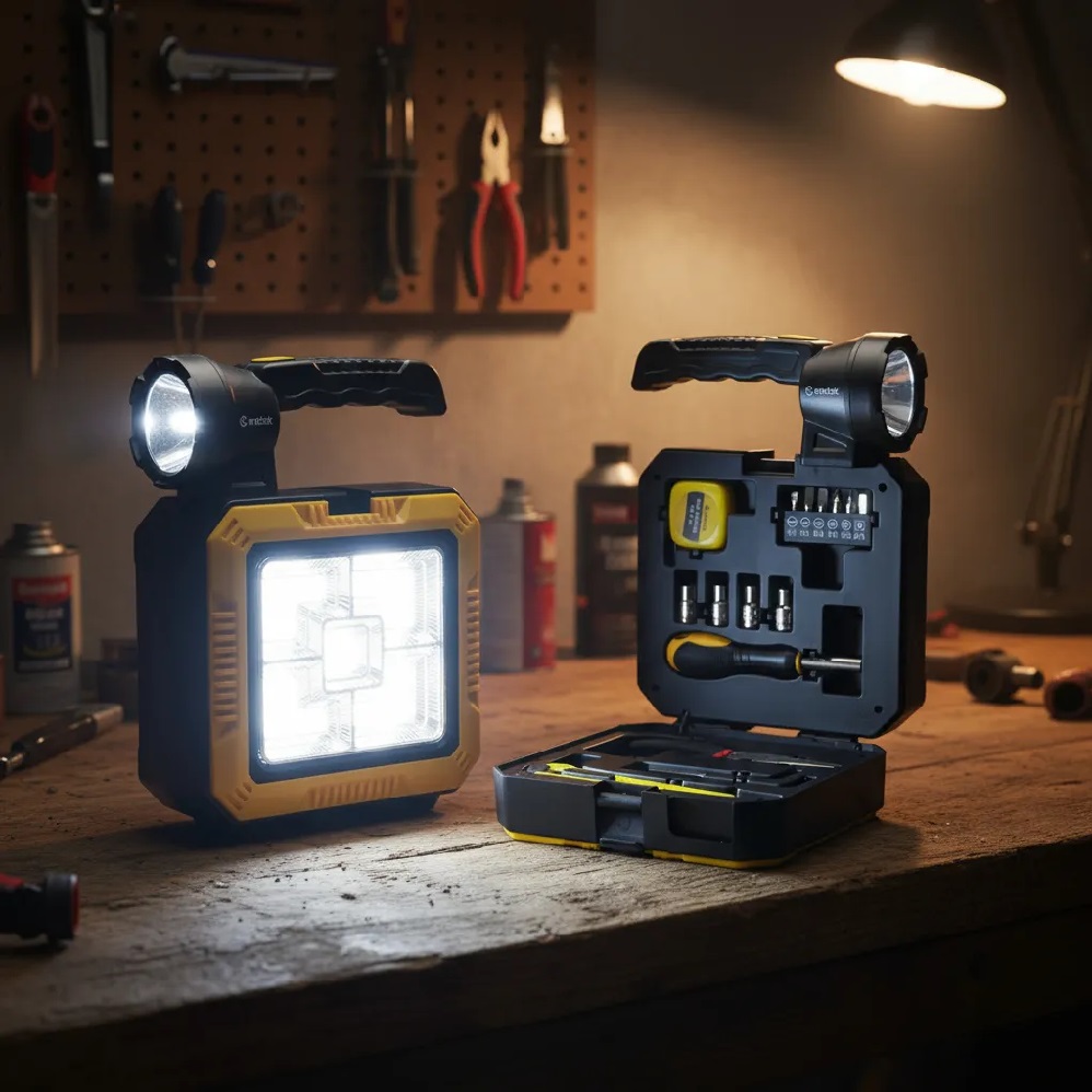 Miniatura 6 de Linterna Lámpara Solar + Kit De Herramie